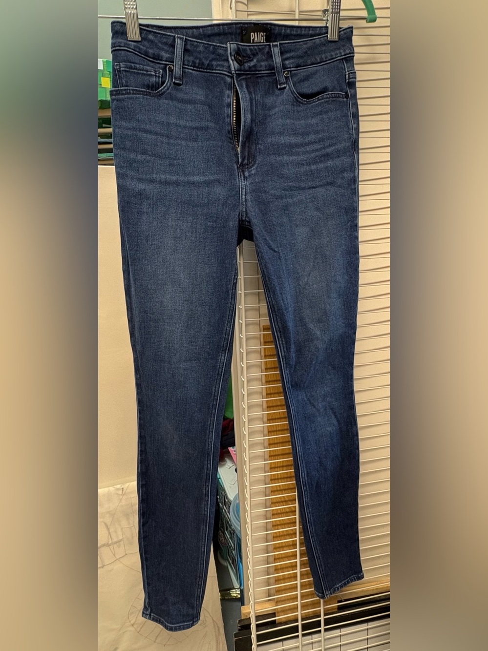 PAIGE Indigo Skinny High-Rise Jeans